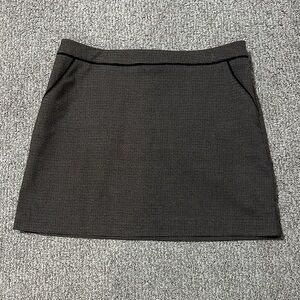 Twill Elegant Black Skirt